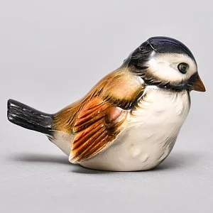 Коллекционная Фарфоровая статуэтка «Птица - Воробей», Goebel Германия -1972 год.