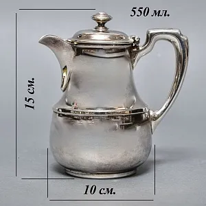 Винтажный Металлический Кофейник - Чайник на 550 мл. Silverplate, SHEFFIELD Англия.