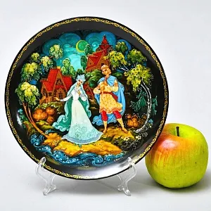 Коллекционная Тарелка «Сказка о Снегурочке - ПЕСНЬ ЛЮБВИ» Фарфор - ЛФЗ, СССР - 1990 год.