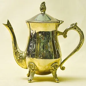 Винтажный Металлический Кофейник - Чайник на 0,5 л. Silverplate, SHEFFIELD Англия 50-е гг.