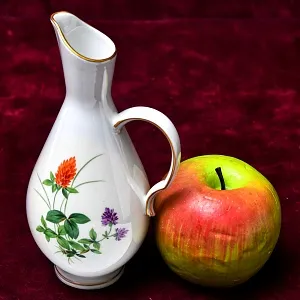 Коллекционная Вазочка - Кувшинчик - Соусник, Фарфор MEISSEN / МЕЙСЕН Германия - 1978 год.