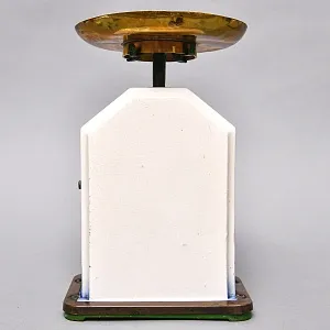 Антикварные Кухонные Весы в Фарфоровом корпусе Gloriosa, Голландия начало ХХ века.