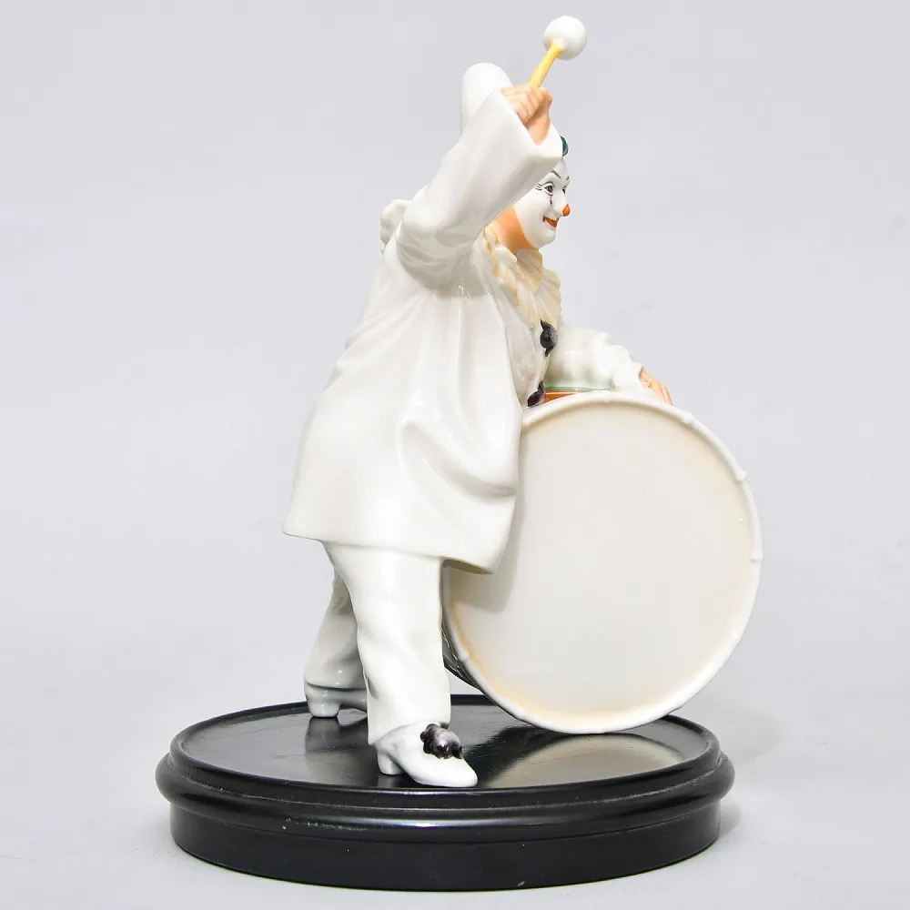 Коллекционная Фарфоровая статуэтка «КЛОУН. Паяц с барабаном», Hutschenreuther Германия.