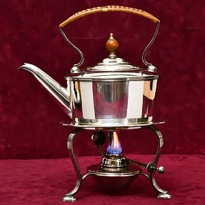 Винтажная Бульотка - Чайник - Запарник, Металл Silverplated, SHEFFIELD Англия.