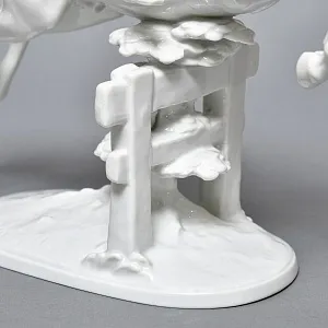 Коллекционная Фарфоровая статуэтка «Наездница. Женский Конкур», ROSENTHAL Германия, 1938 - 1948 годы.