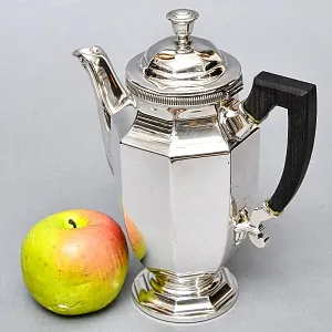 Винтажный Металлический Кофейник - Чайник на 1 л. Silverplated, Christofle Франция. 