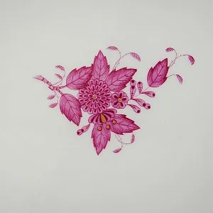 Юбилейная серия! Сервировочное Фарфоровое Блюдо «APPONYI PURPUR», HEREND, Венгрия -1976г.