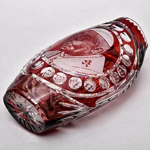 Редкость! Коллекционная Ваза «Папа Римский - Иоанн Павел II», Хрусталь SCHONBORNER, Германия -1978 г.