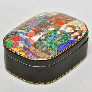 Коллекционная Фарфоровая Шкатулка «ЖАР-ПТИЦА» из серии «Русские Сказки», VIlleroy&Boch Германия.