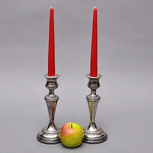 Парные Подсвечники на одну свечу, Silverplate, SHEFFIELD Англия середина ХХ века. 