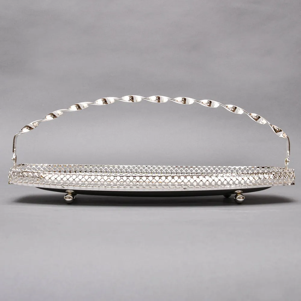 Винтажная Сухарница - Конфетница - Фруктовница, Метал Silverplate, Sheffield Англия, 70-е гг.