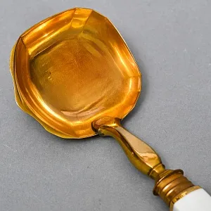 Набор для подачи и сервировки - 3 предмета, "Незабудки" Фарфор Haviland Франция, первая половина ХХ века.