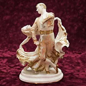 Авторская Коллекционная Фарфоровая статуэтка «Испанский танец», СССР ЛЗФИ, 1967 - 1983 годы.