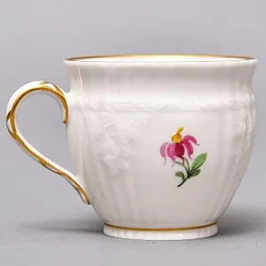 Коллекционная Кофейная пара «Летние цветы», Фарфор KPM Berlin Германия, первая половина ХХ века.