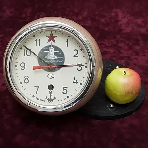 Корабельные - Судовые - Каютные часы 5ЧМ-М3 «Командирские», ЧЧЗ «ВОСТОК» СССР -1985 год.