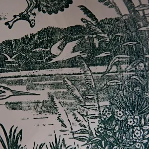 Декоративная Тарелка «Птичий мир» ЗиК Конаково СССР - 1974 год.