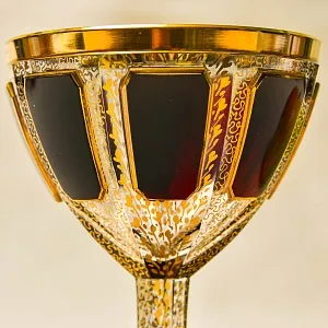 «Рубиновый Хрусталь» - Ваза - Креманка - Орешница, ERNST WITTIG, Германия.