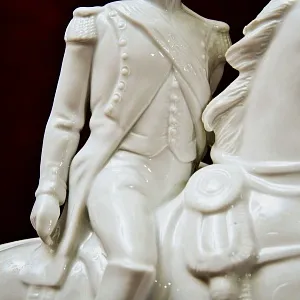 Коллекционная Статуэтка «Людовик Бонапарт на коне» Фарфор Scheibe - Alsbach Германия -1952-1972 г.