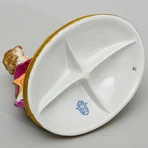 Коллекционная Фарфоровая статуэтка «Дети, Первое свидание», Unterweissbach Германия, 1958 - 1976 годы.