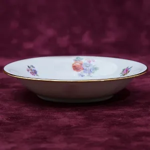 Коллекционная Чайная фарфоровая тройка - «ЛЕТО» Furstenberg, Германия 50 -егоды ХХ века.