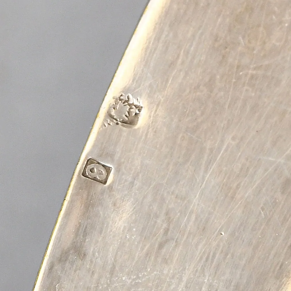 Старинный Совок и скребок для уборки крошек со стола, Металл, Silverplated, SHEFFIELD Англия. 