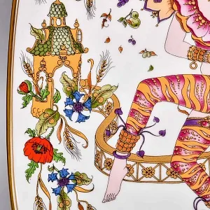 Коллекционная Тарелка - Настенное Блюдо «Времена года. Осень», Фарфор Hutschenreuther Германия - 1978 год. 