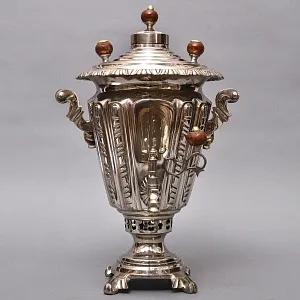 Старинный Угольный Самовар на 5 литров, СССР - 50 -е годы ХХ века. 