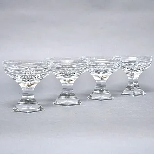 Редкость! Хрустальные Креманки - Фужеры для Шампанского серия «Mercury», BACCARAT, Франция, 80 -гг. 