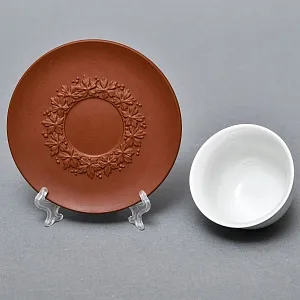 Коллекционная Фарфоровая Кофейная пара - пиала с блюдцем  MEISSEN / МЕЙСЕН, Германия.