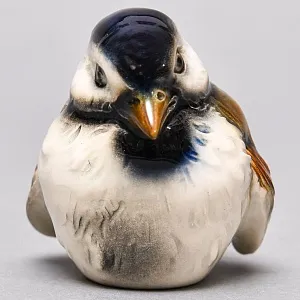 Коллекционная Фарфоровая статуэтка «Птица - Воробей», Goebel Германия -1972 год.