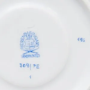 Классический Кофейный Сервиз PERSIL на 6 персон, 16 предметов. Фарфор HEREND, Венгрия.