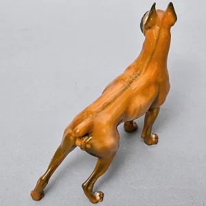  Коллекционная Фарфоровая статуэтка собаки «БОКСЕР», Rosenthal Германия, 60-е гг. ХХ века. 