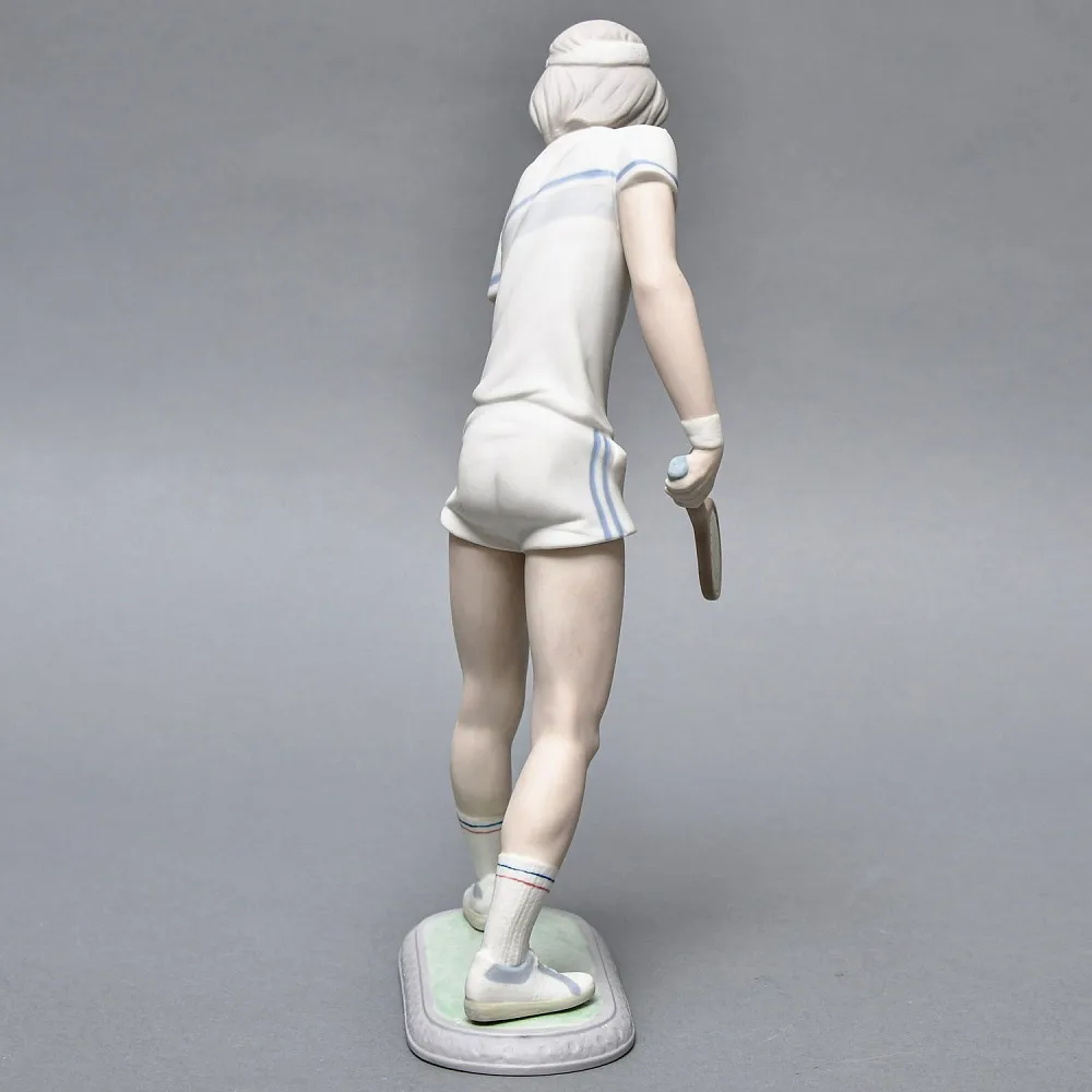 Парные Фарфоровые статуэтки «Теннисистка и Теннисист», Lladro Испания, 1982 - 1987 годы. 