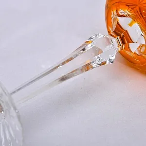 Бокал для Вина из Цветного Хрусталя, Annahütte Германия, 60 -е годы ХХ века.