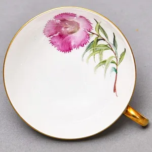 Коллекционная Фарфоровая Кофейная Пара «Горная гвоздика», ROSENTHAL Германия.