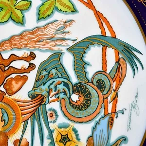 Коллекционное Блюдо - Тарелка «Мифы, сказания. Курьер Чингисхана» Фарфор Hutschenreuther Германия. 