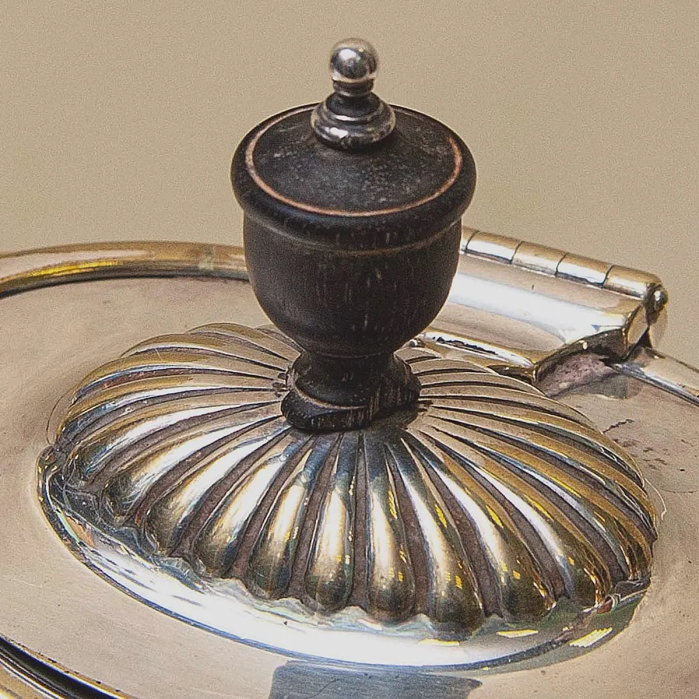 Бульотка - Чайник - Запарник, SHEFFIELD Англия Silverplate, начало ХХ века.