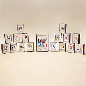 Памятный Сувенирный Набор - Хозяйственные Спички «Клоуны Советского цирка», СССР - 1966 год. 