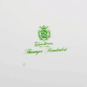 Коллекционное Сервировочное Блюдо - Тарелка «Кленовый лист и Цветы», Фарфор WEIMAR Германия.