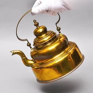 Винтажный Латунный Чайник на 3 литра. Германия середина ХХ века.