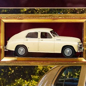 Памятное Подарочное Панно - Картина - Инсталляция «Автомобиль Победа ГАЗ - М20 - СССР». 