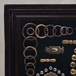 Коллекционное Панно - Картина «Антикварные элементы конной упряжи», Россия XIX век.