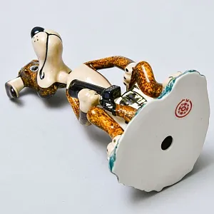 Авторская Коллекционная Фарфоровая Статуэтка «Пес Шарик», Россия.