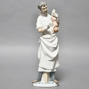 Редкая! Большая Коллекционная Фарфоровая Статуэтка «Врач Акушер» Lladro, Испания -1971 год.
