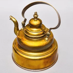 Винтажный Латунный Чайник на 3 литра. Германия середина ХХ века.