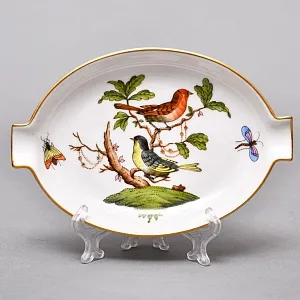 Небольшая Фарфоровая пепельница - мелочевница «ROTHSHILD BIRDS», HEREND Венгрия.