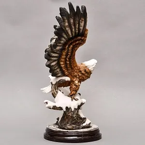 Большая Коллекционная статуэтка Птица - «Орел. Белоголовый орлан», Fanconi Arts Италия.