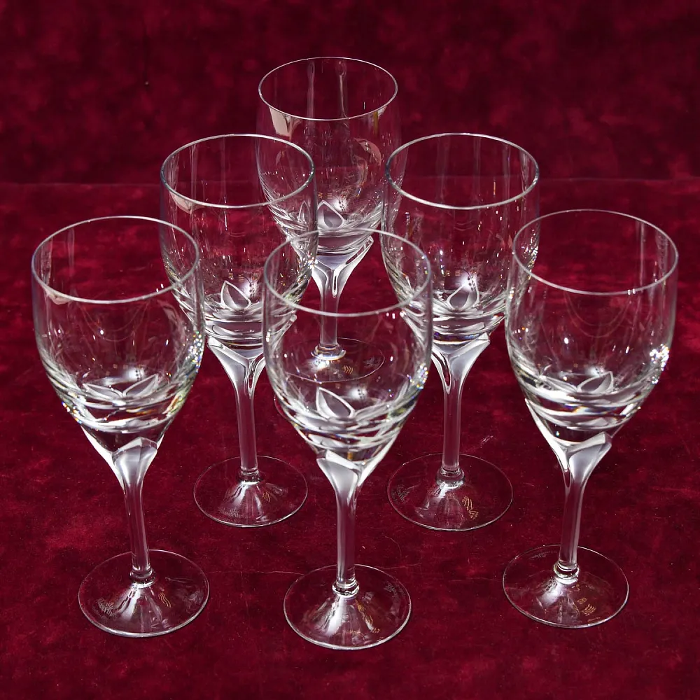 Редкость! Хрустальные Бокалы для Вина «IRIS», Rosenthal Studio Line, Германия -1969 год.