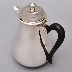 Винтажный Металлический Кофейник - Кувшин на 1,3 л., Silverplated, Boulenger Франция, 50-е гг. 