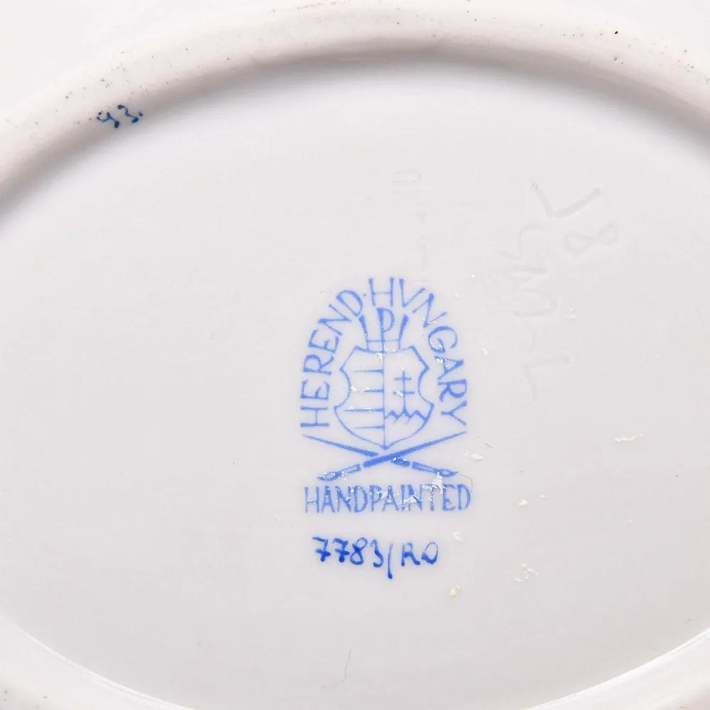 Небольшая Фарфоровая пепельница - мелочевница «ROTHSHILD BIRDS», HEREND Венгрия.